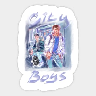 City boys Sticker